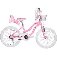 COEWSKE Kids Bike Steel Frame Children Bicycle Little Princess Style 12-14-16-18-20 Inch with Training Wheel