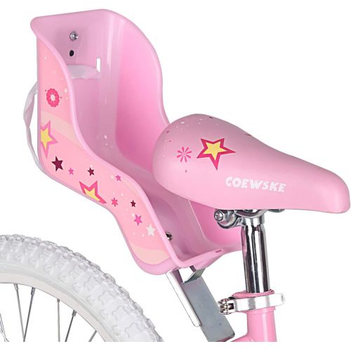  COEWSKE Kids Bike Steel Frame Children Bicycle Little Princess Style 12-14-16-18-20 Inch with Training Wheel