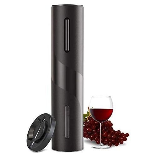  [아마존베스트]Cokunst Electric Wine Opener, Automatic Electric Wine Bottle Corkscrew Opener with Foil Cutter, One-click Button Reusable Wine Bottle Openers with LED Light for Home Kitchen Party