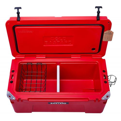  COLD BASTARD COOLERS 75L RED Cold Bastard PRO Series ICE Chest Box Cooler Free Accessories