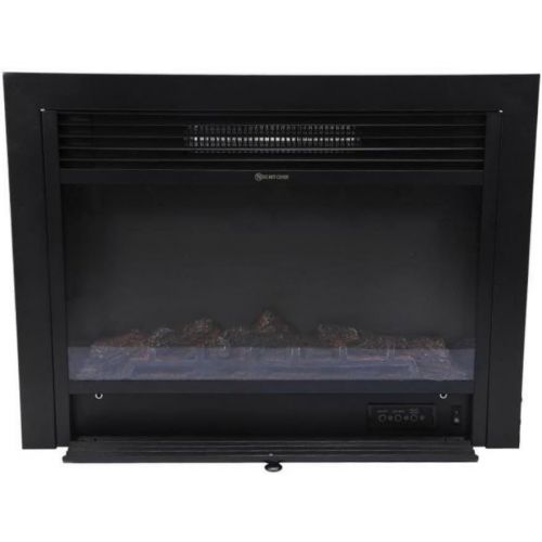  COLIBROX 28.5 Embedded Fireplace Electric Insert Heater Glass View Log Flame Remote Home