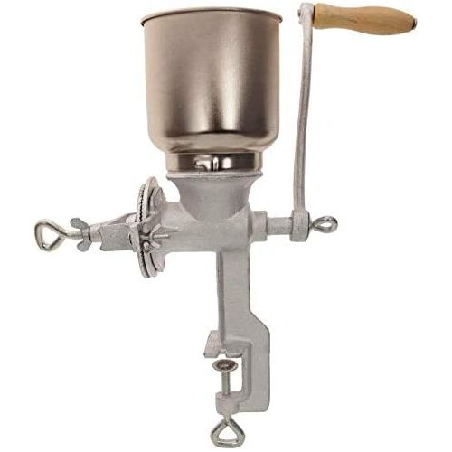  [아마존베스트]Piioket Manual Grain Grinder Operated Tall Cast Iron Grinder Grain Mill Crank Manual Corn Wheat Coffee Flour Nut Spice Crusher Home Kitchen Hand Machine Tool