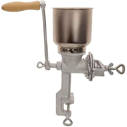  [아마존베스트]Piioket Manual Grain Grinder Operated Tall Cast Iron Grinder Grain Mill Crank Manual Corn Wheat Coffee Flour Nut Spice Crusher Home Kitchen Hand Machine Tool