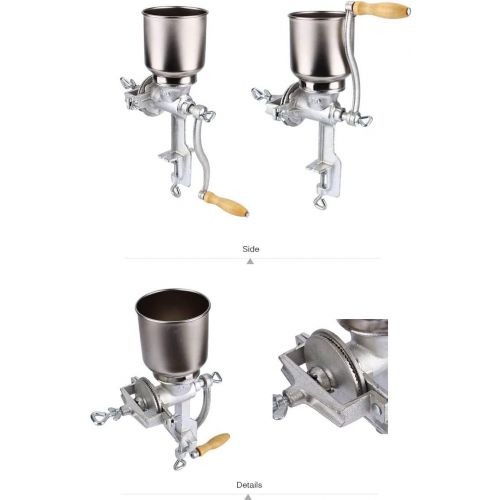  [아마존베스트]Piioket Manual Grain Grinder Operated Tall Cast Iron Grinder Grain Mill Crank Manual Corn Wheat Coffee Flour Nut Spice Crusher Home Kitchen Hand Machine Tool