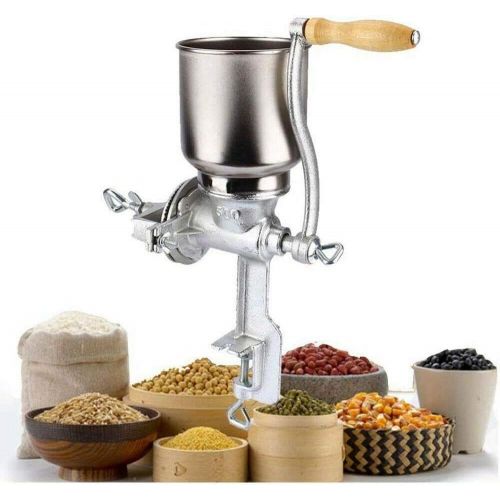  [아마존베스트]Piioket Manual Grain Grinder Operated Tall Cast Iron Grinder Grain Mill Crank Manual Corn Wheat Coffee Flour Nut Spice Crusher Home Kitchen Hand Machine Tool