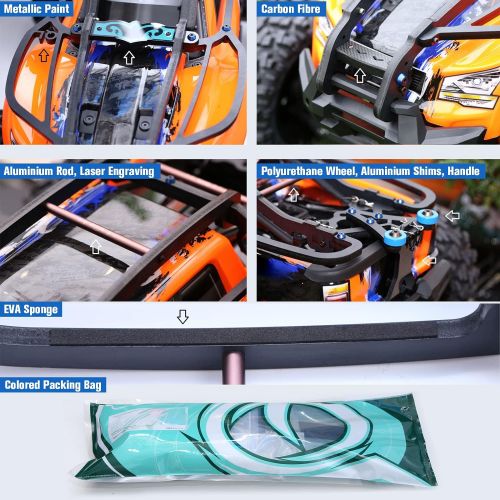  COLOR TREE RC Car Roll Cage Guard Shell Body Keel Frame Kit for Traxxas X-Maxx Xmaxx 77076-4