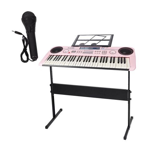  COLORTREE Electronic Music Keyboard Piano with USB & MP3 Input- with The Piano Stand