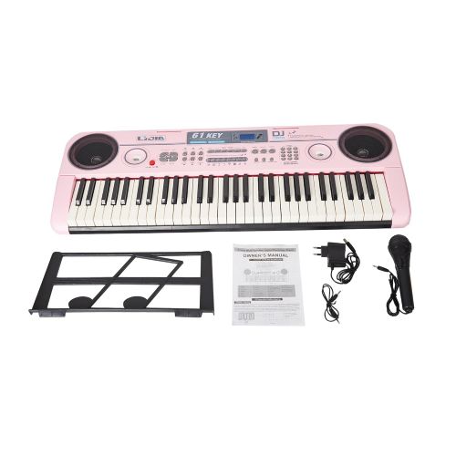  COLORTREE Electronic Music Keyboard Piano with USB & MP3 Input- with The Piano Stand