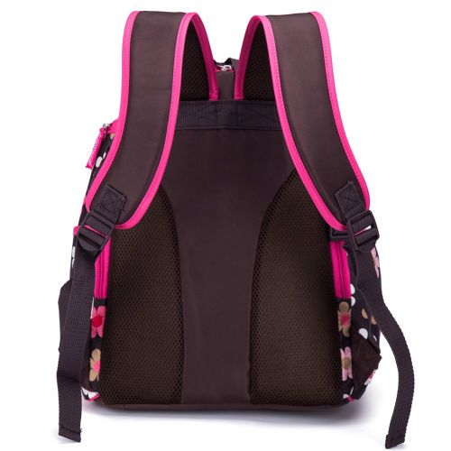  COLORLAND Multi-function Baby Diaper Bag Backpack with Stroller Straps, Changing Pad (Wave Dot)