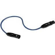 COLUBER CABLE Balanced XLR Cable Male to Female - 10 Feet Blue - Pro 3-Pin Microphone Connector for Powered Speakers, Audio Interface or Mixer for Live Performance & Recording