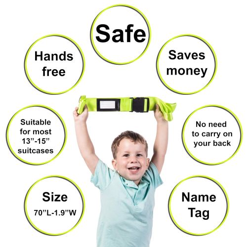  [아마존베스트]COMAD Car Seat Travel Belt to Suitcase,Car Seat Travel Strap to Convert Kid Car Seat and Carry-on Luggage to...