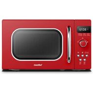 [아마존 핫딜] COMFEE' COMFEE AM720C2RA-R Retro Style Countertop Microwave Oven with 9 Auto Menus Position-Memory Turntable, Eco Mode, and Sound On/Off (Passionate Red),0.7Cu.Ft