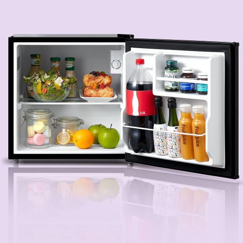  COMFEE 1.7 Cubic Feet All Refrigerator Flawless Appearance/Energy Saving/Adjustale Legs/Adjustable Thermostats for home/dorm/garage [black]
