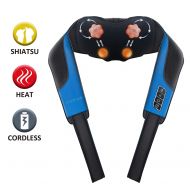 COMFIER Comfier Cordless Shoulder and Neck Massager with Heat, Shiatsu Electric Back Massager, Rechargeable...