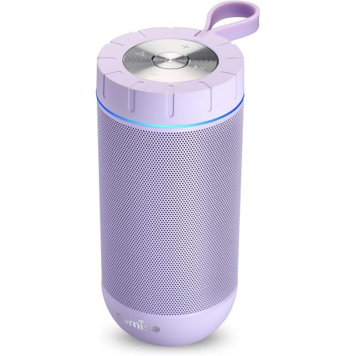  [아마존 핫딜] [아마존핫딜]COMISO Waterproof Bluetooth Speakers Outdoor Wireless Portable Speaker with 24 Hours Playtime Superior Sound for Camping, Beach, Sports, Pool Party, Shower (Lavender)