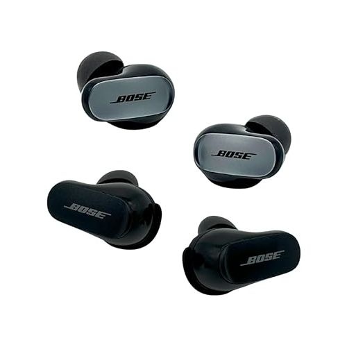  Comply Foam Ear Tips for Bose QuietComfort II & Ultra, Medium, 3 Pairs, Black - Ultimate Comfort, Unshakable Fit, Memory Foam Earbud Tips, Earbud Replacement Tips, Made in The USA