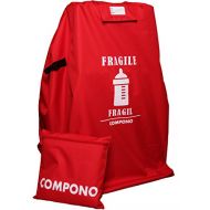 COMPNO Stroller Travel Bag for Airplane - Large Standard or Double Stroller Gate Check Bag