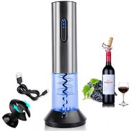 [아마존베스트]COMPONALL Electric Wine Opener, Automatic Electric Corkscrew, USB Rechargeable Premium Stainless Steel Cordless Wine Bottle Opener with Foil Cutter