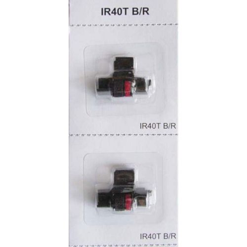  [아마존베스트]COMPUMATIC (2 Pack) Compatible/Replacement Calculator Ink Roller Black/Red IR-40T CP13 for Canon P23-DH V, P27-DH and More