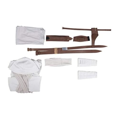  할로윈 용품COMShow Adult Rey Cosplay Costume Full Set Outfit Halloween Role Play Costume for Women