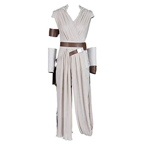  할로윈 용품COMShow Adult Rey Cosplay Costume Full Set Outfit Halloween Role Play Costume for Women