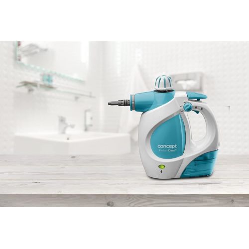  [아마존베스트]CONCEPT Hausgerate Concept Household Devices CP1010Hand Steam Cleaner Perfect Clean, 3Bar, 400ml, Extensive Accessories, 1200Watt, White