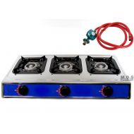 CONCORD Ematik Stove Triple 3 Head Burner 28 Countertop Outdoor Camping Stainless Steel Propane Gas Cookout Barbecue Alternative Portable