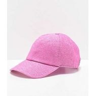CONVERSE Converse x Miley Cyrus Pink Glitter Strapback Hat