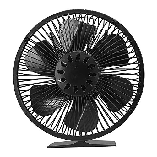  CONVO 6 Blades Stove Fan, Upgraded Heat Powered Fireplace Fan for Wood Burning Stove Gas Stove Pellet Stove and More, Safe Protective Cover and Energy Saving