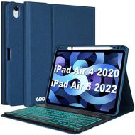 [아마존베스트]iPad Air 4th Generation Keyboard Case 10.9“ 2020, COO Keyboard Case for iPad Air 4th Gen/ iPad Pro 11“ 2018 - 7 Color Backlit Detachable Wireless Keyboard Protective Cover, Built-i