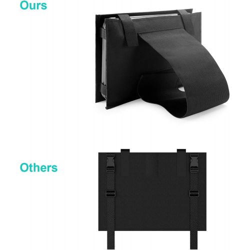  [아마존베스트]COOAU Car Headrest Mount Strap Case for 9 - 9.5 Portable DVD Player with Swivel & Flip Screen