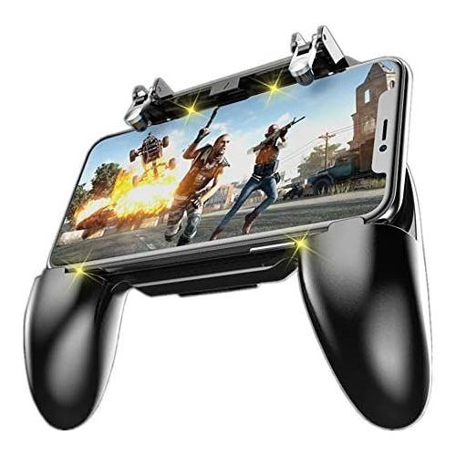  COOBILE Mobile Game Controller for PUBG Mobile Controller L1R1 Mobile Game Trigger Joystick Gamepad for 4-6.5 iOS & Android Phone(W10 Update)