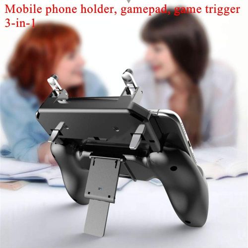  COOBILE Mobile Game Controller for PUBG Mobile Controller L1R1 Mobile Game Trigger Joystick Gamepad for 4-6.5 iOS & Android Phone(W10 Update)