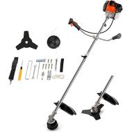 COOCHEER 42.7cc Weed Wacker Gas Powered 2-Cycle 2 in 1 Gas Weed Eater 18.5