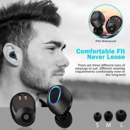  [아마존 핫딜]  [아마존핫딜]COOCHEER Bluetooth 5.0 Wireless earbuds, TWS Wireless Earphones 105H Playtime with 3000mAh Charging Case[As Powerbank], Stereo Auto Pairing in-Earphones Noise Cancelling, 49ft Connection Wi