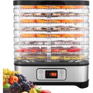 [아마존베스트]COOCHEER Food Dehydrator Machine, Fruit Dehydrators with 8-Tray, Digital Timer and Temperature Control(95ºF-158ºF),400 Watt, BPA Free