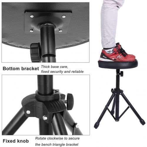  [아마존베스트]Coocheer Universal Drum Throne Stool Upgraded,Padded Drum Seat Rotatable drumming Stools for Kids and Adult