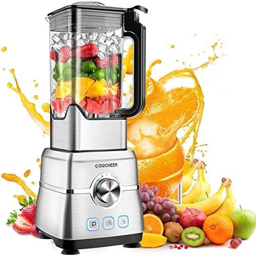  Coocheer 2000 W Blender, Smoothie Maker, 35000 rpm, Professional Shakes Blender, Mill and Icebreaker with Speed Control, 2L BPA Free Tritan Pitcher