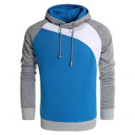 COOFANDY Mens Casual Premium Hoodies Cozy Sweatshirts Novelty Color Block Pullover Outwear