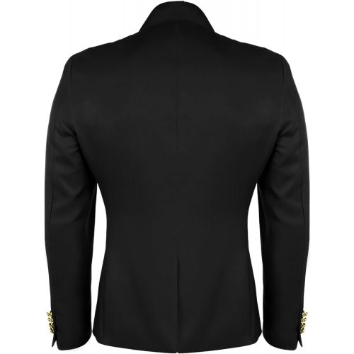  할로윈 용품COOFANDY Mens Casual Double-Breasted Jacket Slim Fit Blazer