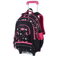 Rolling Backpack,COOFIT Kids Backpack Wheeled Backpack School Backpack with Wheels