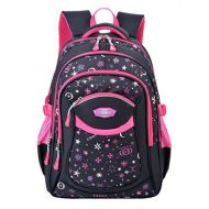 [아마존 핫딜]  [아마존핫딜]COOFIT Schulrucksack,Coofit Schulrucksack Madchen Teenager Kinderrucksack Daypack Schultasche Grundschule Backpack Schulranzen fuer Madchen Jungen Teenager Jugendliche (Rosy)