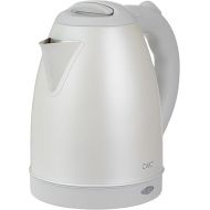 COOK WITH COLOR Electric Kettle - 1100W, 1.7L, Fast Boil, Auto Shut-Off, Swivel Base, Stainless Steel, Creme