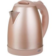 COOK WITH COLOR Electric Kettle - 1100W, 1.7L, Fast Boil, Auto Shut-Off, Swivel Base, Stainless Steel, Blush