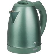 COOK WITH COLOR Electric Kettle - 1100W, 1.7L, Fast Boil, Auto Shut-Off, Swivel Base, Stainless Steel, Sage