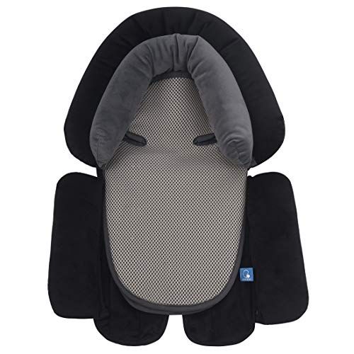  COOLBEBE Upgraded 3-in-1 Baby Head Neck Body Support Pillow for Newborn Infant Toddler - Extra Soft Car Seat Insert Cushion Pad, Perfect for Carseats, Strollers, Swing