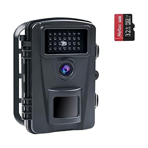  [아마존베스트]COOLIFE 16MP 1080P HD Wildlife Camera IP66 Waterproof Hunting Camera 940nm IR LEDs Night Vision, Motion Sensor 0.2 s Fast Trigger Speed Night Vision Wildlife Camera with 32G Memory