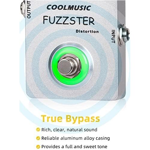  Coolmusic C-FC1 Fuzz Distortion Guitar Effect Pedal Bass Pedal withTrue Bypass