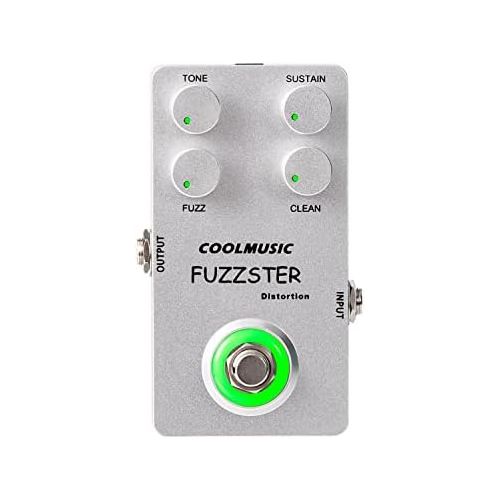  Coolmusic C-FC1 Fuzz Distortion Guitar Effect Pedal Bass Pedal withTrue Bypass