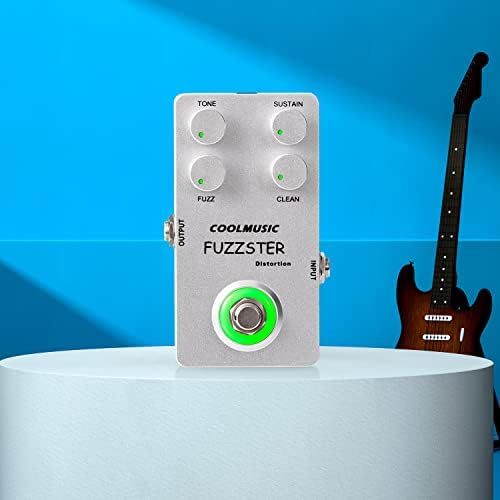  Coolmusic C-FC1 Fuzz Distortion Guitar Effect Pedal Bass Pedal withTrue Bypass